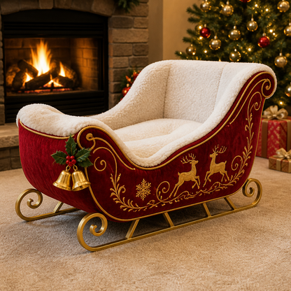 Santa Paws Dogs Bed