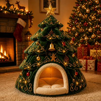 Santa Paws Dogs Bed